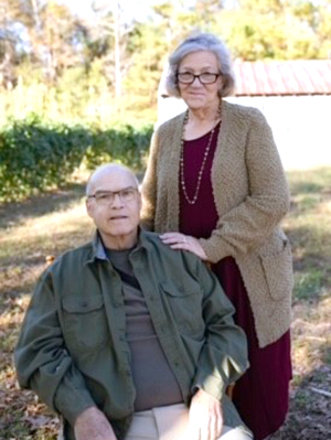 Irvin "Rocky" Holston III and wife Angela thought this photo, taken in November of 2022, would be his last. He had gained more than 60 pounds of fluid and was in heart failure.